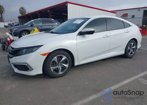 2019 Honda Civic Lx из США, поврежденный, VIN 2HGFC2F66KH592268